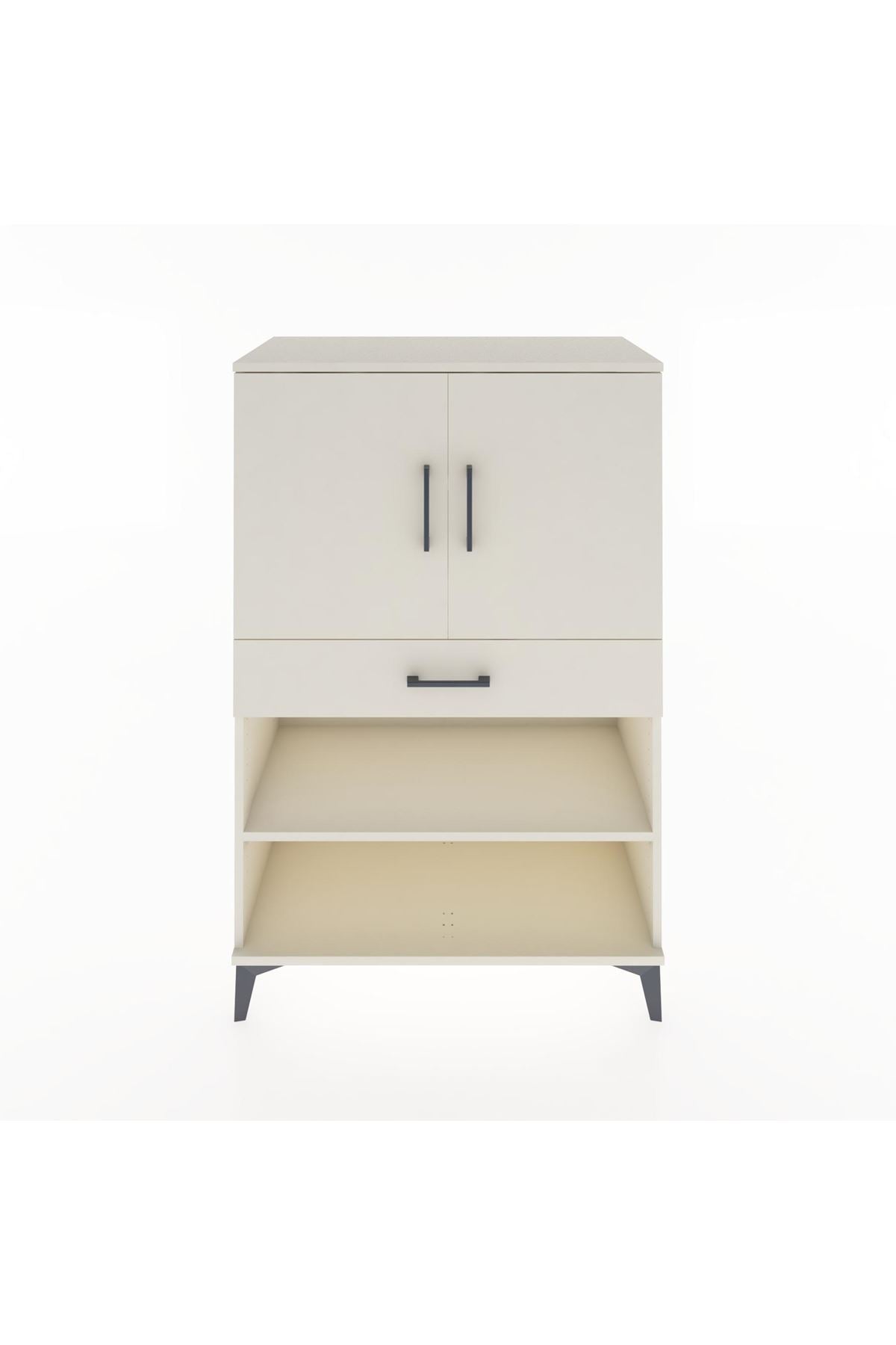 Hyperion Dolap 3 Raflı Tek Çekmeceli 2 Kapaklı 88x44x134 Aytaşı-Aytaşı