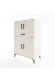 Hyperion Dolap 2 Raflı Tek Çekmeceli 4 Kapaklı 88x44x134 Aytaşı-Aytaşı