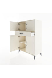 Hyperion Dolap 2 Raflı Tek Çekmeceli 4 Kapaklı 88x44x134 Aytaşı-Aytaşı