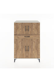 Hyperion Dolap 2 Raflı Tek Çekmeceli 4 Kapaklı 88x44x134 Aytaşı-Çam