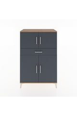Hyperion Dolap 2 Raflı Tek Çekmeceli 4 Kapaklı 88x44x134