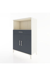 Hyperion Dolap 2 Raflı Tek Çekmeceli 2 Kapaklı 88x44x134 Aytaşı-Antrasit