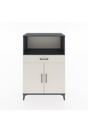 Hyperion Dolap 2 Raflı Tek Çekmeceli 2 Kapaklı 88x44x134 Antrasit-Aytaşı