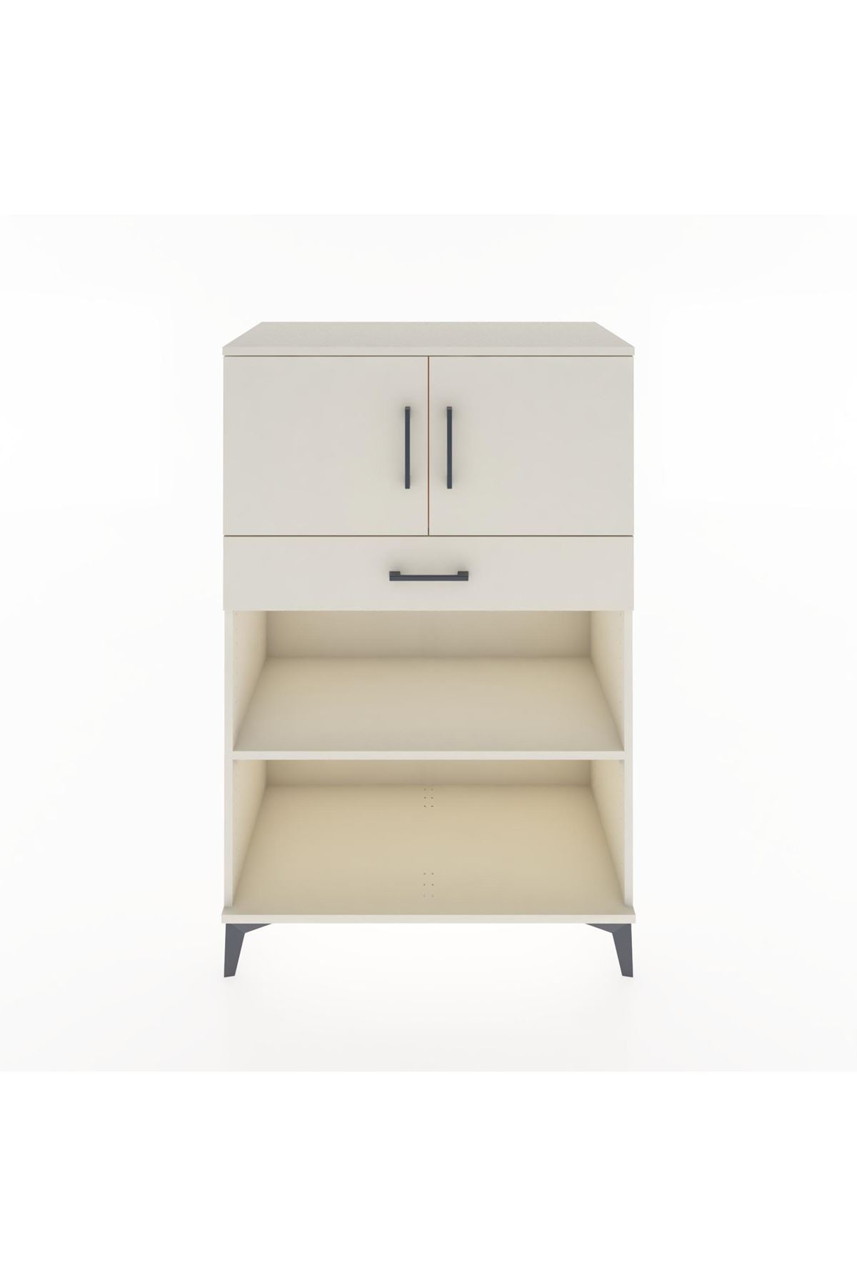 Hyperion Dolap 2 Raflı Tek Çekmeceli 2 Kapaklı 88x44x134 Aytaşı-Aytaşı