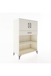 Hyperion Dolap 2 Raflı Tek Çekmeceli 2 Kapaklı 88x44x134 Aytaşı-Aytaşı