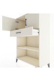 Hyperion Dolap 2 Raflı Tek Çekmeceli 2 Kapaklı 88x44x134 Aytaşı-Aytaşı