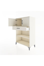 Hyperion Dolap 2 Raflı Tek Çekmeceli 2 Kapaklı 88x44x134 Aytaşı-Aytaşı