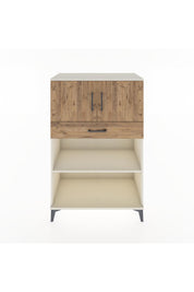 Hyperion Dolap 2 Raflı Tek Çekmeceli 2 Kapaklı 88x44x134 Aytaşı-Çam