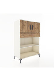Hyperion Dolap 2 Raflı Tek Çekmeceli 2 Kapaklı 88x44x134 Aytaşı-Çam