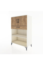 Hyperion Dolap 2 Raflı Tek Çekmeceli 2 Kapaklı 88x44x134 Aytaşı-Çam