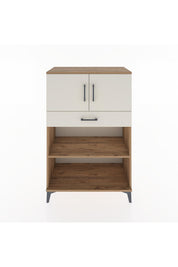 Hyperion Dolap 2 Raflı Tek Çekmeceli 2 Kapaklı 88x44x134 Çam-Aytaşı