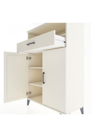 Hyperion Dolap 3 Raflı Tek Çekmeceli 2 Kapaklı 88x44x134 Aytaşı-Aytaşı