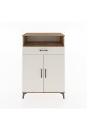 Hyperion Dolap 3 Raflı Tek Çekmeceli 2 Kapaklı 88x44x134 Çam-Aytaşı