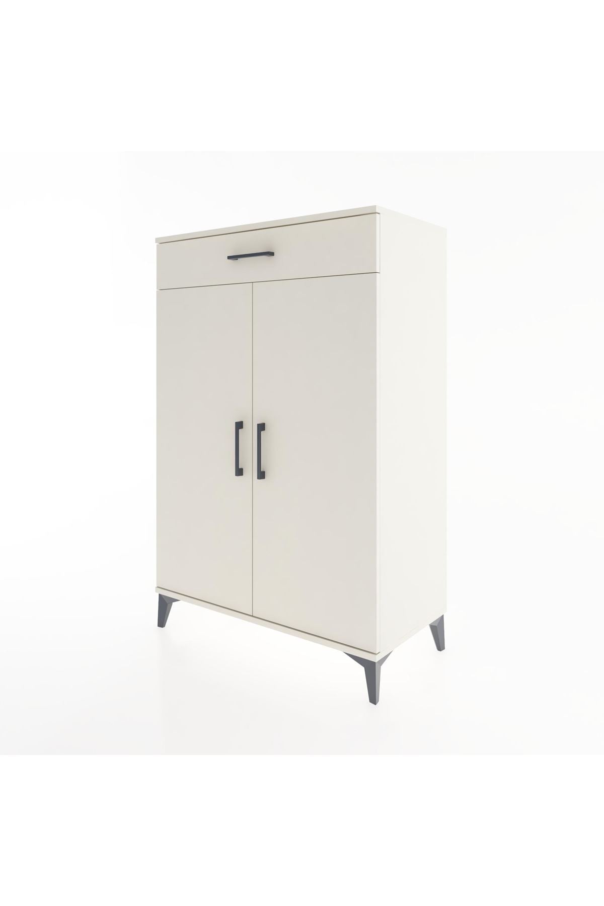 Hyperion Dolap 2 Raflı Tek Çekmeceli 2 Kapaklı 88x44x134 Aytaşı-Aytaşı