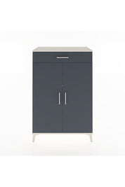 Hyperion Dolap 2 Raflı Tek Çekmeceli 2 Kapaklı 88x44x134 Aytaşı-Antrasit