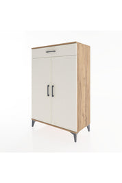 Hyperion Dolap 2 Raflı Tek Çekmeceli 2 Kapaklı 88x44x134 Çam-Aytaşı