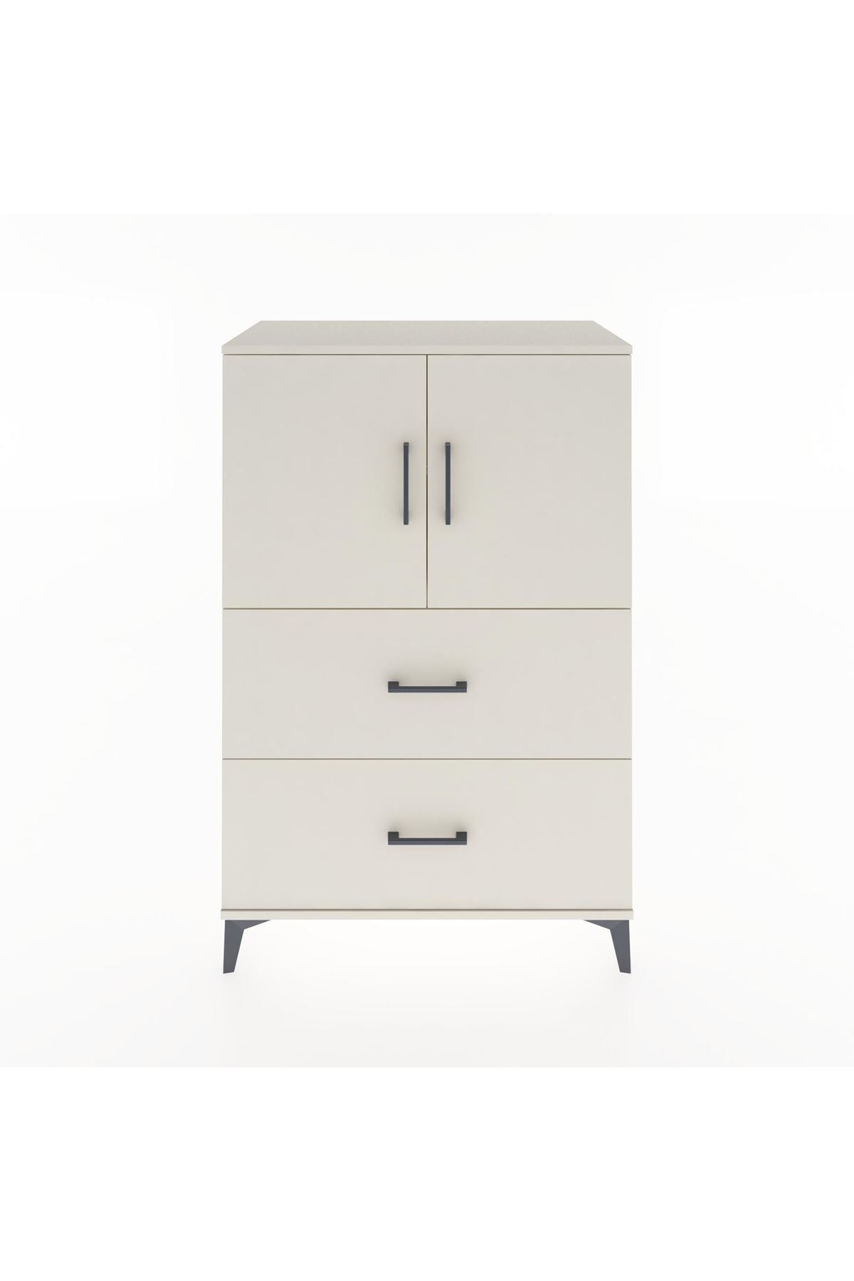 Hyperion Dolap 2 Raflı 2 Çekmeceli 2 Kapaklı 88x44x134 Aytaşı-Aytaşı