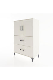 Hyperion Dolap 2 Raflı 2 Çekmeceli 2 Kapaklı 88x44x134 Aytaşı-Aytaşı