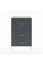 Hyperion Dolap 2 Raflı 2 Çekmeceli 2 Kapaklı 88x44x134 Aytaşı-Antrasit