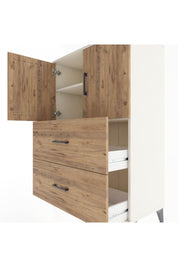 Hyperion Dolap 2 Raflı 2 Çekmeceli 2 Kapaklı 88x44x134 Aytaşı-Çam