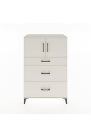 Hyperion Dolap Tek Raflı 3 Çekmeceli 2 Kapaklı 88x44x134 Aytaşı-Aytaşı