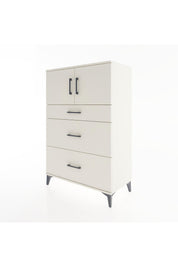 Hyperion Dolap Tek Raflı 3 Çekmeceli 2 Kapaklı 88x44x134 Aytaşı-Aytaşı