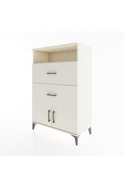Hyperion Dolap Tek Raflı 2 Çekmeceli 2 Kapaklı 88x44x134 Aytaşı-Aytaşı