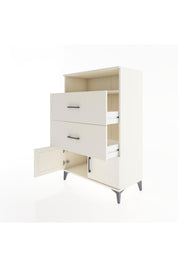 Hyperion Dolap Tek Raflı 2 Çekmeceli 2 Kapaklı 88x44x134 Aytaşı-Aytaşı