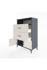 Hyperion Dolap Tek Raflı 2 Çekmeceli 2 Kapaklı 88x44x134 - S51M087V4B