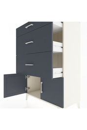 Hyperion Dolap 3 Çekmeceli 2 Kapaklı 88x44x134 Aytaşı-Antrasit