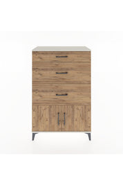 Hyperion Dolap 3 Çekmeceli 2 Kapaklı 88x44x134 Aytaşı-Çam