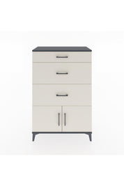 Hyperion Dolap 3 Çekmeceli 2 Kapaklı 88x44x134 Antrasit-Aytaşı