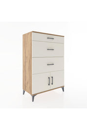 Hyperion Dolap 3 Çekmeceli 2 Kapaklı 88x44x134 Çam-Aytaşı