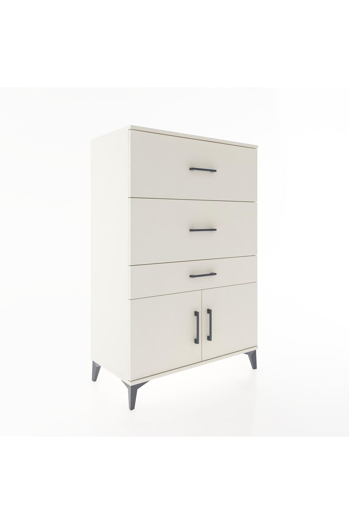 Hyperion Dolap 3 Çekmeceli 2 Kapaklı 88x44x134 Aytaşı-Aytaşı