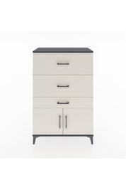 Hyperion Dolap 3 Çekmeceli 2 Kapaklı 88x44x134 Antrasit-Aytaşı