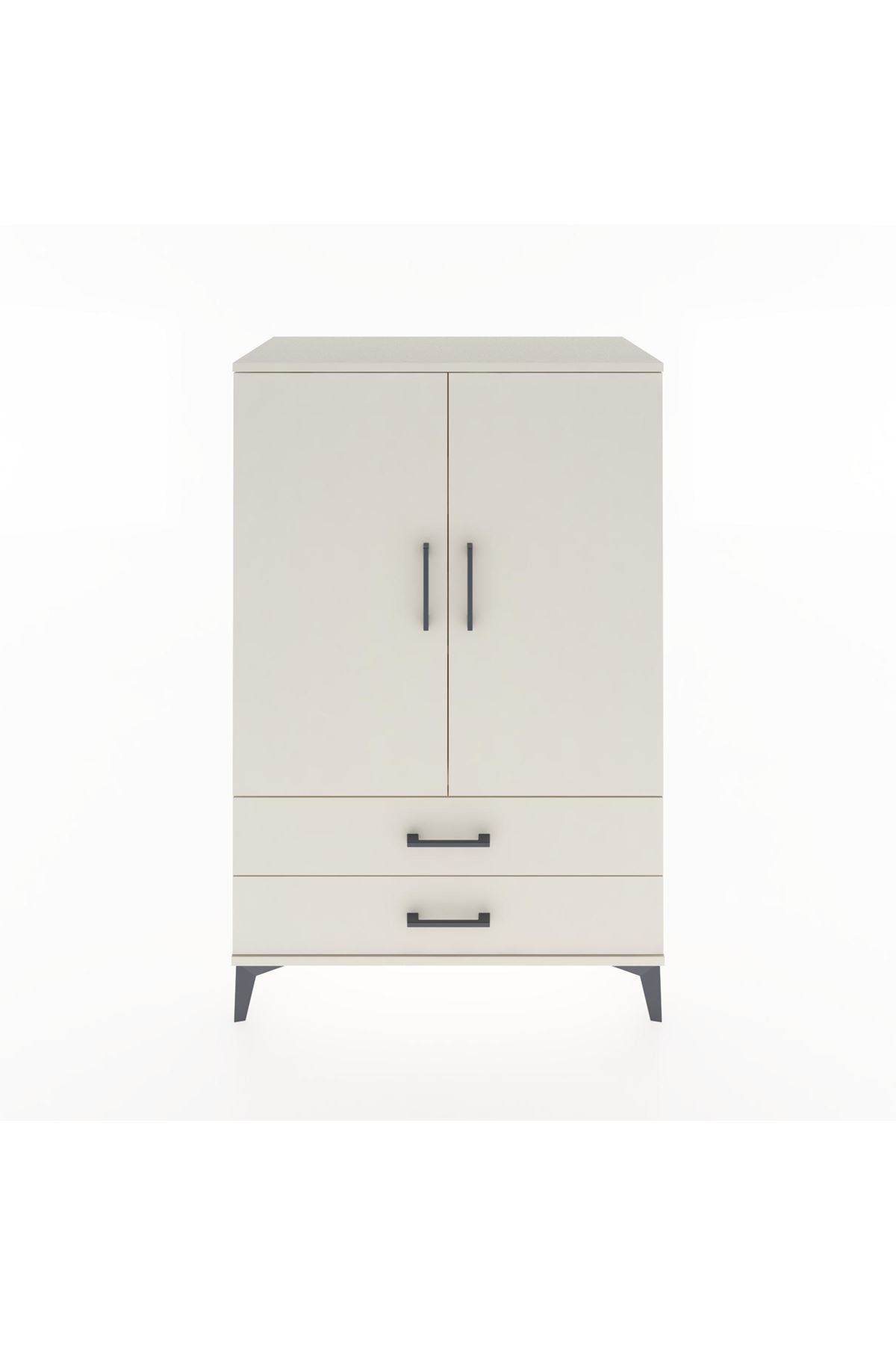 Hyperion Dolap 3 Raflı 2 Çekmeceli 2 Kapaklı 88x44x134 Aytaşı-Aytaşı