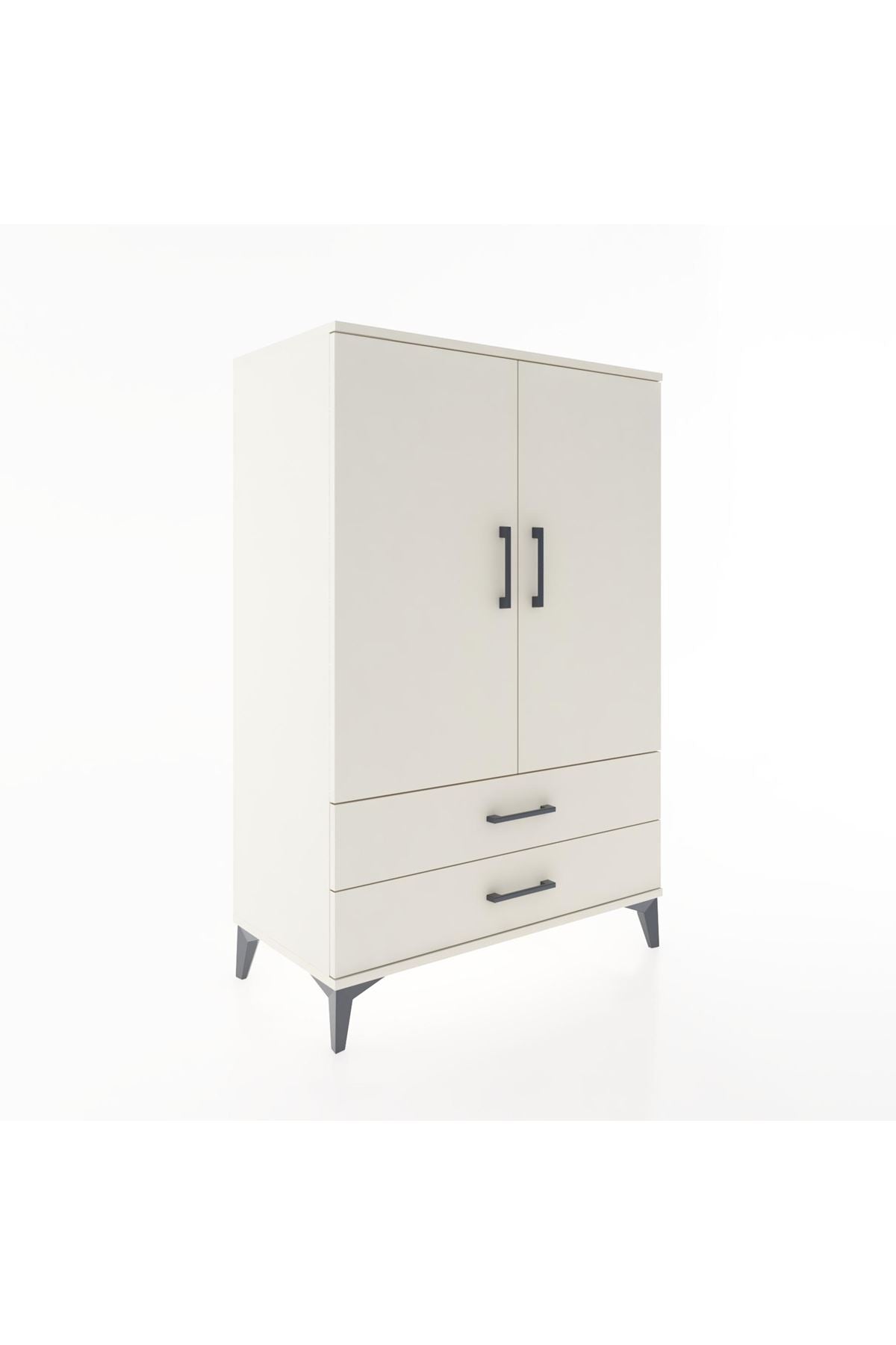 Hyperion Dolap 3 Raflı 2 Çekmeceli 2 Kapaklı 88x44x134 Aytaşı-Aytaşı