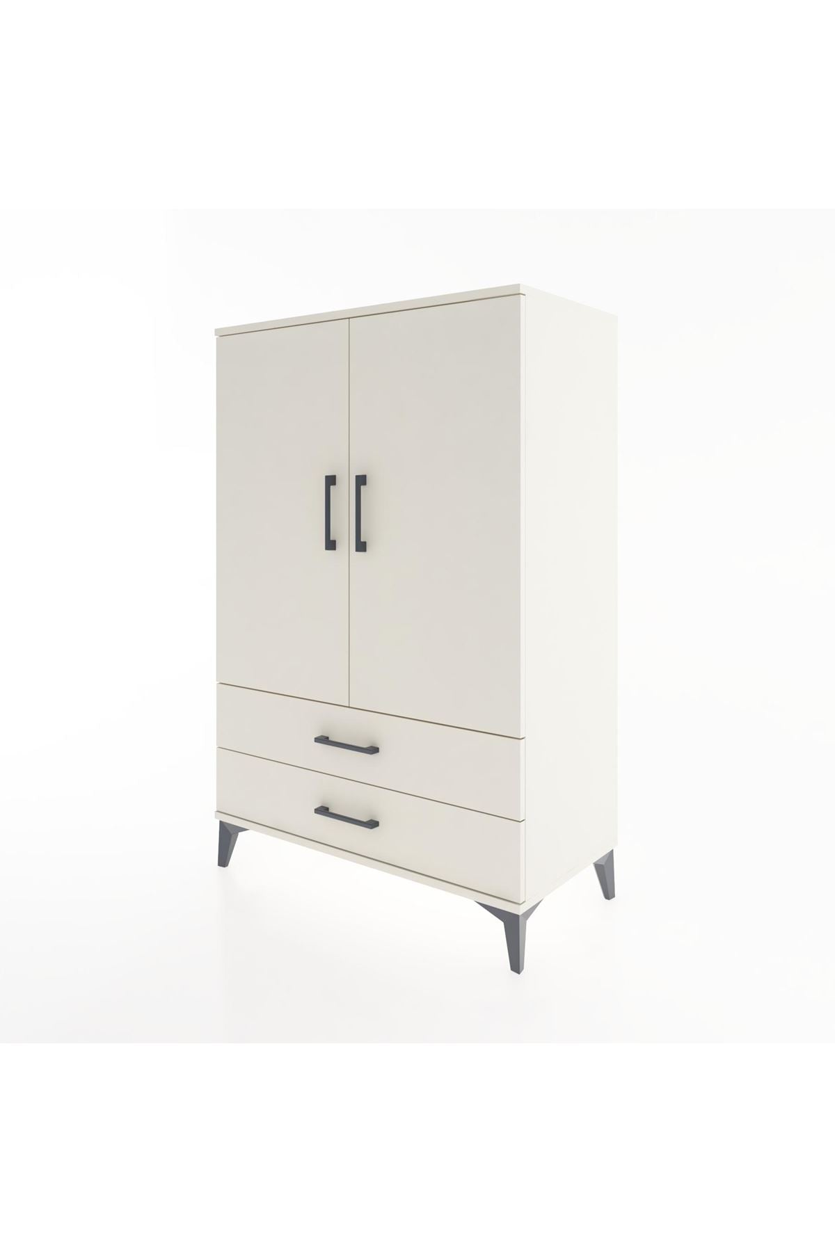 Hyperion Dolap 3 Raflı 2 Çekmeceli 2 Kapaklı 88x44x134 Aytaşı-Aytaşı