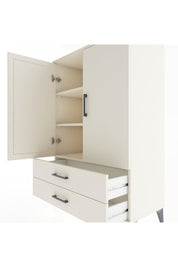 Hyperion Dolap 3 Raflı 2 Çekmeceli 2 Kapaklı 88x44x134 Aytaşı-Aytaşı