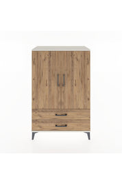 Hyperion Dolap 3 Raflı 2 Çekmeceli 2 Kapaklı 88x44x134 Aytaşı-Çam