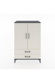 Hyperion Dolap 3 Raflı 2 Çekmeceli 2 Kapaklı 88x44x134 Antrasit-Aytaşı