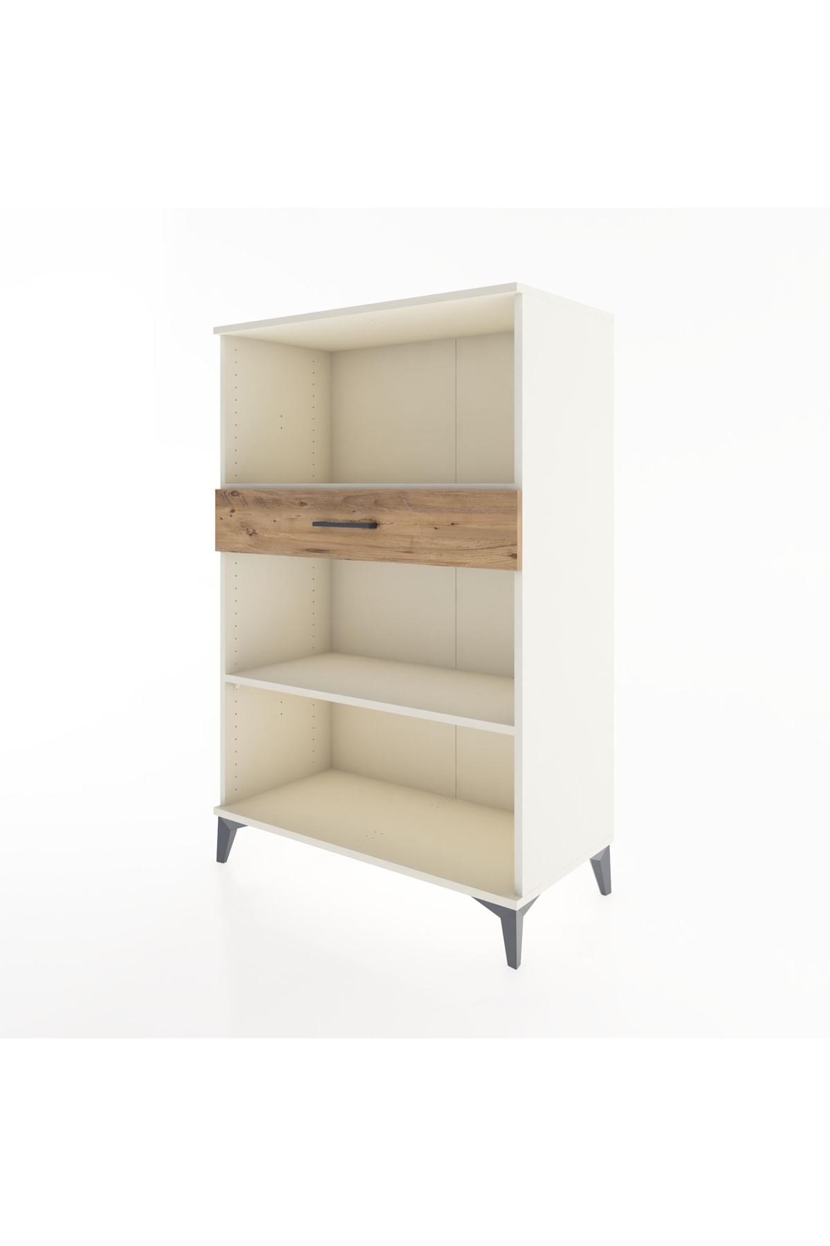 Hyperion Dolap 2 Raflı Tek Çekmeceli 88x44x134 Aytaşı-Çam