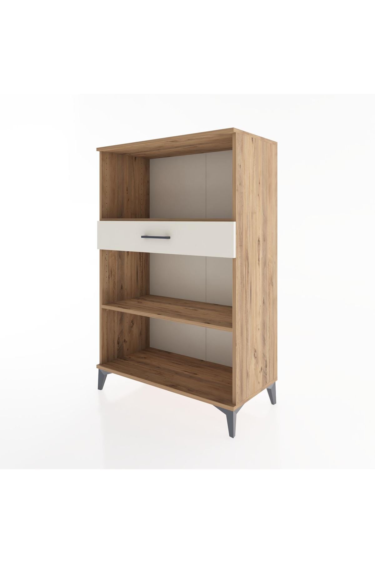 Hyperion Dolap 2 Raflı Tek Çekmeceli 88x44x134 Çam-Aytaşı