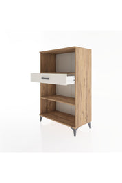 Hyperion Dolap 2 Raflı Tek Çekmeceli 88x44x134 Çam-Aytaşı