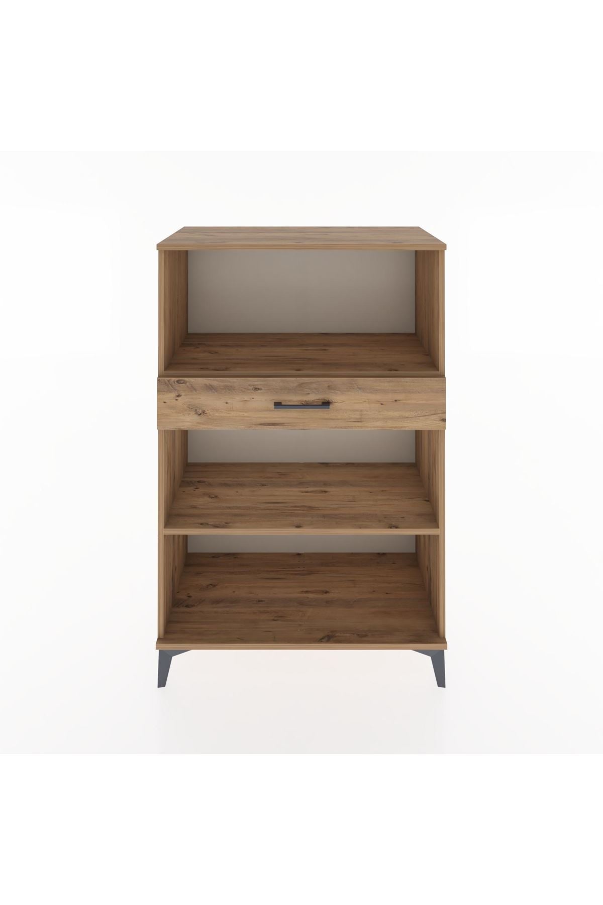 Hyperion Dolap 2 Raflı Tek Çekmeceli 88x44x134 Çam-Çam
