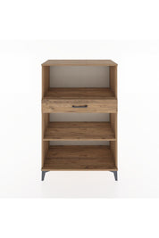 Hyperion Dolap 2 Raflı Tek Çekmeceli 88x44x134 Çam-Çam