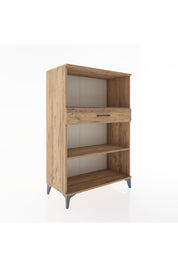 Hyperion Dolap 2 Raflı Tek Çekmeceli 88x44x134 Çam-Çam