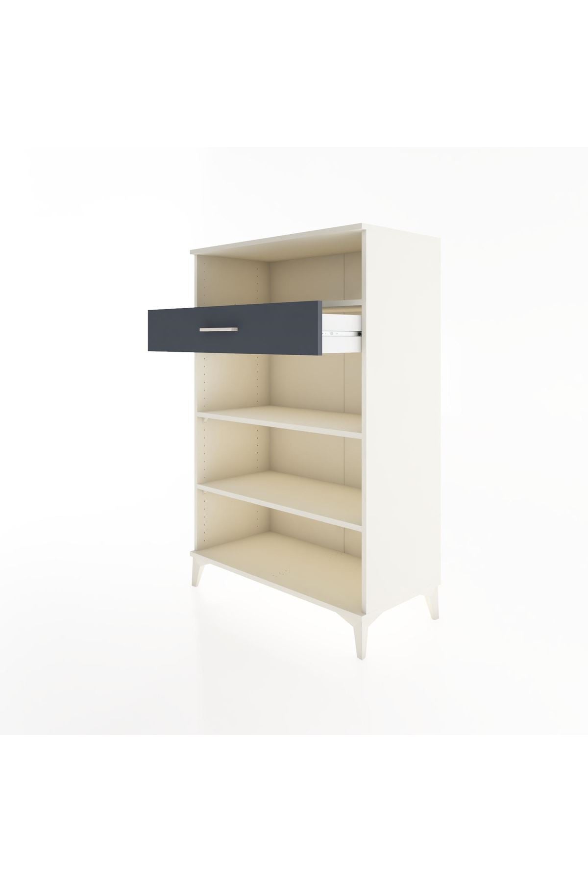 Hyperion Dolap 3 Raflı Tek Çekmeceli 88x44x134 - S51M056V2B