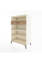 Hyperion Dolap 3 Raflı Tek Çekmeceli 88x44x134 Aytaşı-Çam