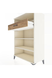 Hyperion Dolap 3 Raflı Tek Çekmeceli 88x44x134 Aytaşı-Çam